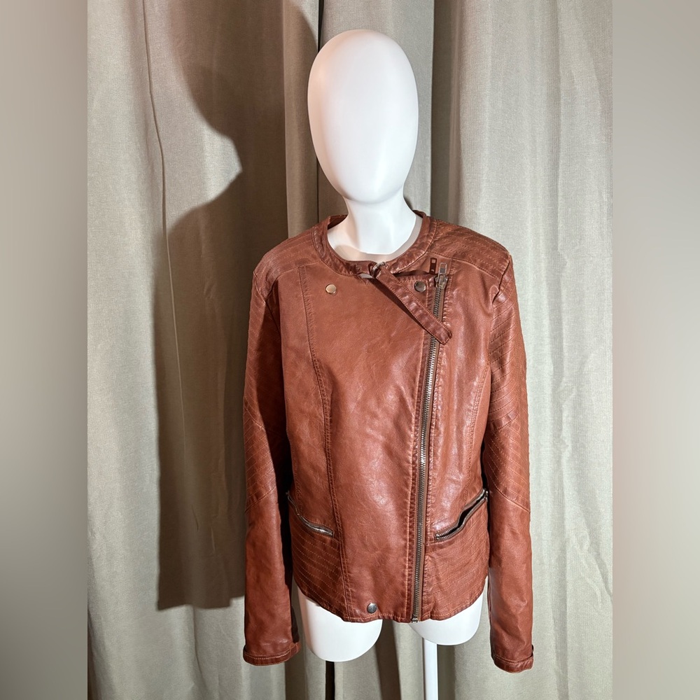 Women's Brown Leather Jacket
